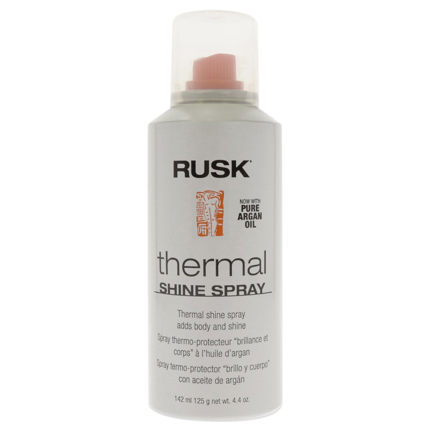 Thermal Shine Spray by Rusk for Unisex - 4.4 oz Hair Spray